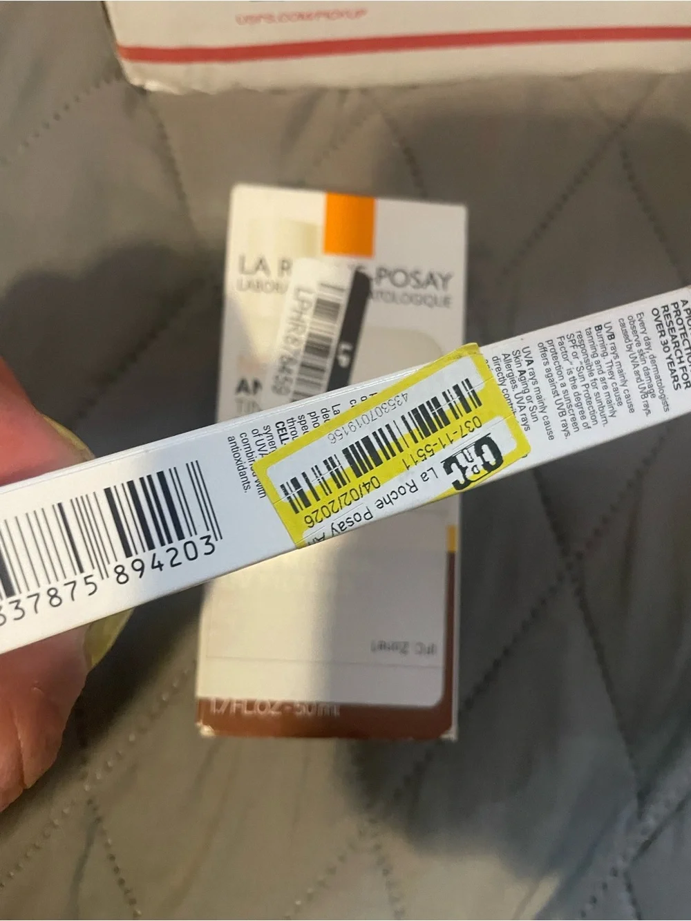 2 pack La Roche-Posay Anthelios Tinted Mineral Light Fluid Sunscreen SPF 40 - De